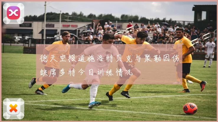 德天空报道施洛特贝克与聚勒因伤缺席多特今日训练情况